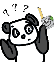 Confused Measuring Panda