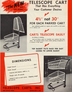 grocery Watson's telescoping cart design