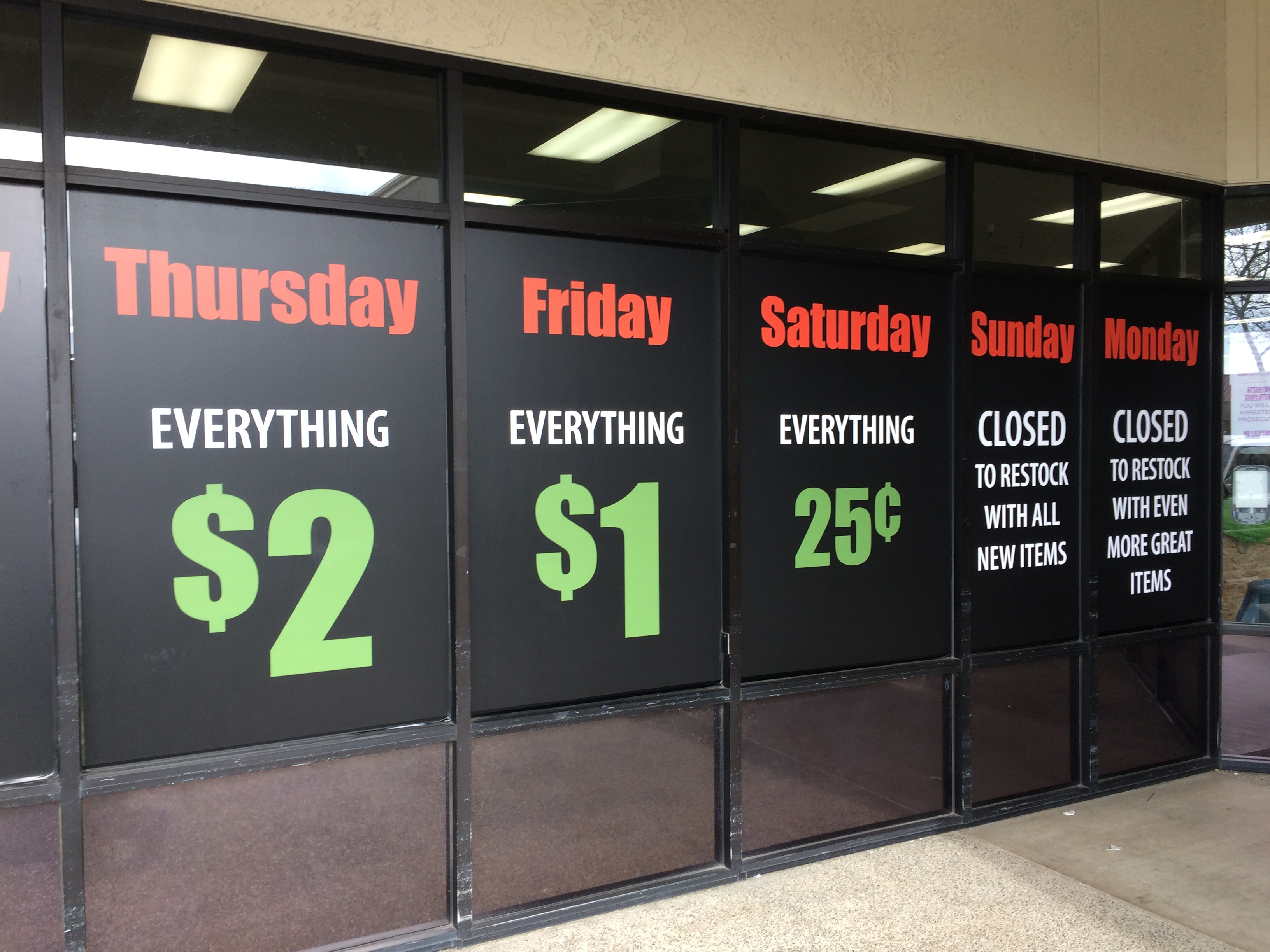 Falling Prices